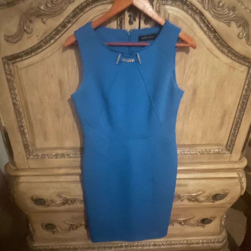 Ivanka trump formal business dress. Super high quality fabric with gold accents